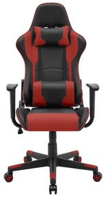 Kancelárska stolička SILVERSTONE, čierno/červená