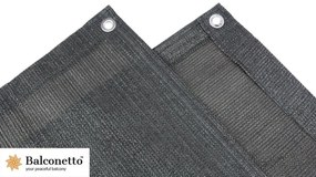 Bestent Balkónová zástena 1x5m 90% Balcone Dark Grey