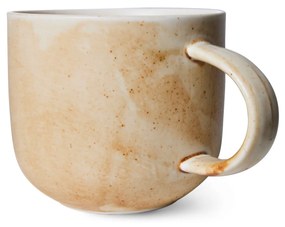 HK living Keramický hrnček Chef Rustic Cream/Brown 320 ml
