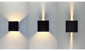 Vonkajšie nástenné svietidlo KIOTO 1xG9/5W/230V IP44 čierna