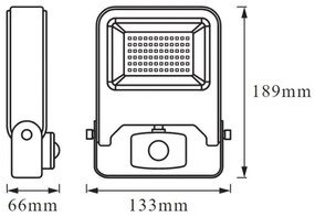 Ledvance - LED Reflektor so senzorom ENDURA LED/20W/230V IP44