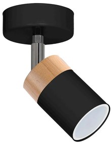 Bodové svietidlo JOKER BLACK WOOD 1xGU10/8W/230V