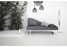Stropné svietidlo Crystal, 3x čierne krištáľové tienidlo, o