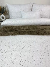 INTERMEDIC SK Posteľná obliečka Hnedé Hviezdičky 140x200/70x90 – Minimalistický vzor