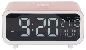 Digitálny budík s bezdrôtovou nabíjačkou Chunky LED – Karlsson