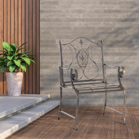 Kovová stolička Punjab s područkami (SET 2 ks) - Bronzová