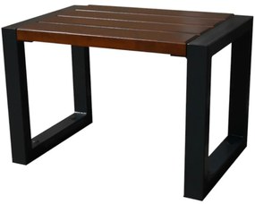 Drevená stolička moderná bez operadla orech