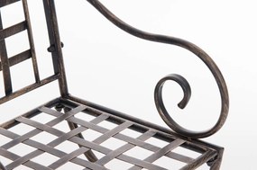 Kovová stolička Lotta s područkami - Bronzová