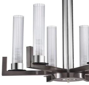 Kolarz 6009.80660 - Luster na reťazi RAGGIO 6xE14/25W/230V matný chróm