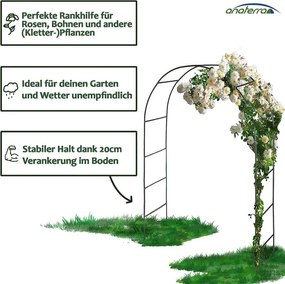 Anaterra Záhradný oblúk pre popínavé rastliny, 2 ks, 18 mm