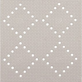 Spirella Protišmyková podložka do vane ALASKA, svetlohnedá, 71 x 36 cm