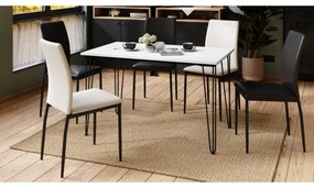 Jedálenský stôl HALIJA biely