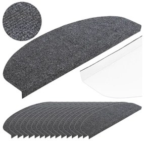 Nášľap na schody STEPI grafitový (15 ks)