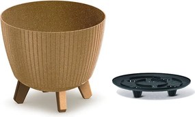 Květináč LAMIAL ECO WOOD natural hnědá