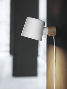 Nástenná lampa Rise – biela