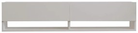 Biely TV stolík 141x31x30 cm Arges – Kalune Design