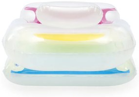 Nafukovačka Bestway 43011 s operadlom, priehľadná 165x89 cm