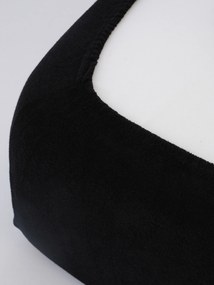 Froté plachta 140 × 200 cm - čierna