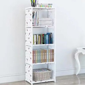 Detský DIY regál s motívom medvedíkov 5 políc