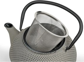 Sivá kanvica na čaj z liatiny 800 ml Jang – Bredemeijer