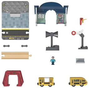 Playtive Drevená železničná súprava (železničná stanica)  (100380909)