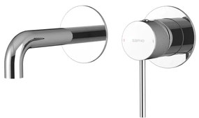 Sapho Sapho, ULTRASAN 2-prvková podomietková umývadlová batéria, hubica 16cm, chróm, UT118V