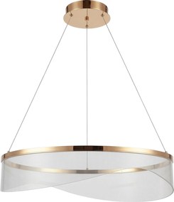 Toolight Rea, ZÁVESNÁ STROPNÁ LAMPA G145-CP 60 GOLD, OSW-04701