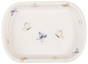 Keramická mydelnička s motýlikmi - 13*10*3 cm