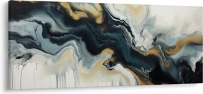 Obraz - Mramorovaná kresba (120x50 cm)