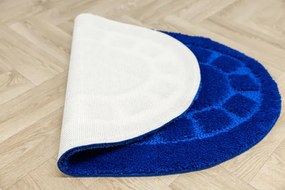 Kúpeľňový koberček Ocean modrý ovál