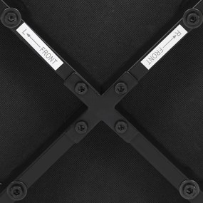 Autronic -  Jedálenská stolička HC-465 GREY2 šedá látka, nohy čierny kov