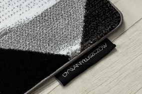 Koberec INTERO PLATIN 3D Trojuholníky, sivý