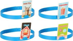 KIK Kto som? Hádaj jedlo – rodinná párty hra pre deti, 2–4 hráči, 5+, 54 kariet