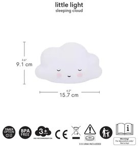 A Little Lovely Company - malé nočné svetlo - spiaci obláčik