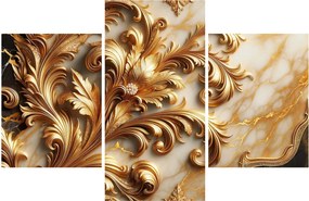 Obraz - Mramor so zlatom (90x60 cm)