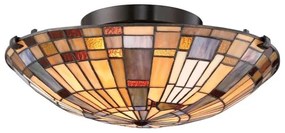 Quoizel QZ-INGLENOOK-F-SMALL-Stropné svietidlo INGLENOOK 2xE27/60W/230V priemer 40,7 cm