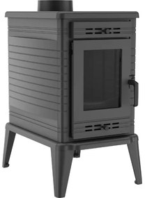 Kratki krbové kachle KOZA K10, 10 kW, Ø 130