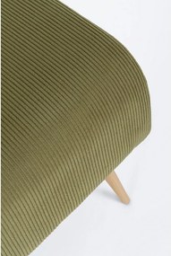 Zelená polstrovaná lavica Olga – Bizzotto