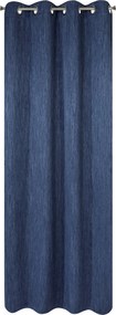 ZATEMŇOVACÍ ZÁVES NA KRÚŽKOCH ROSSIE 140X250 CM NÁMORNÍCKA MODRÁ