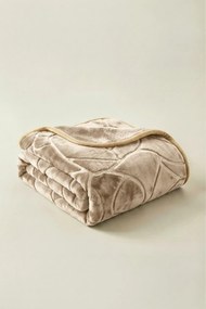 Deka LIV RAZENÝ taupe Rozmer: 80x160 cm