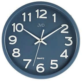 Hodiny JVD HX2413.1, modré  30cm