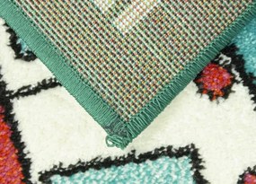 Koberce Breno Kusový koberec PLAY 05/PVZ, zelená, viacfarebná,120 x 170 cm