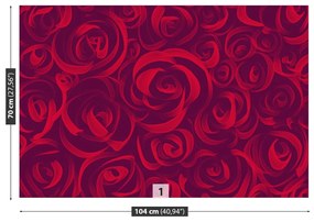 Fototapeta Vliesová Červené ruže 312x219 cm