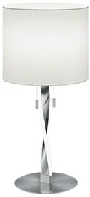 NANDOR | Stolná niklová moderná LED lampa