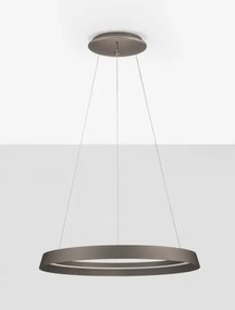 LED stmievateľný champaign hnedý moderný luster Ormi 60