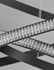 LED luster Nager 78 čierne