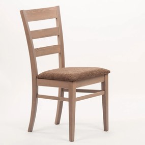 Stima Stolička VIOLA s čalúneným sedákom Vyberte odtieň ->: Borneo, Vyberte látku ->: GENEZA soft 4