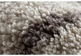 Okrúhly koberec BERBER BENI krémová - strapce, Maroko, Shaggy Veľkosť: kruh 160 cm