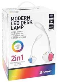 Stolná LED lampa PDL20 biela