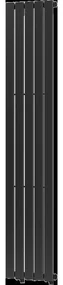 Mexen Boston dekoratívny radiátor 1800 x 376 mm, 740 W, Čierna - W213-1800-376-01-70